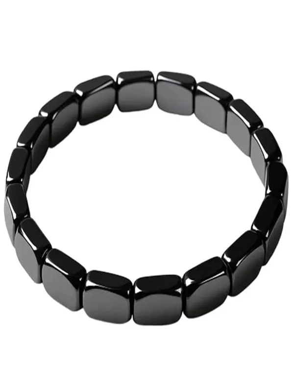 Pulsera de Hematita Natural para Hombre