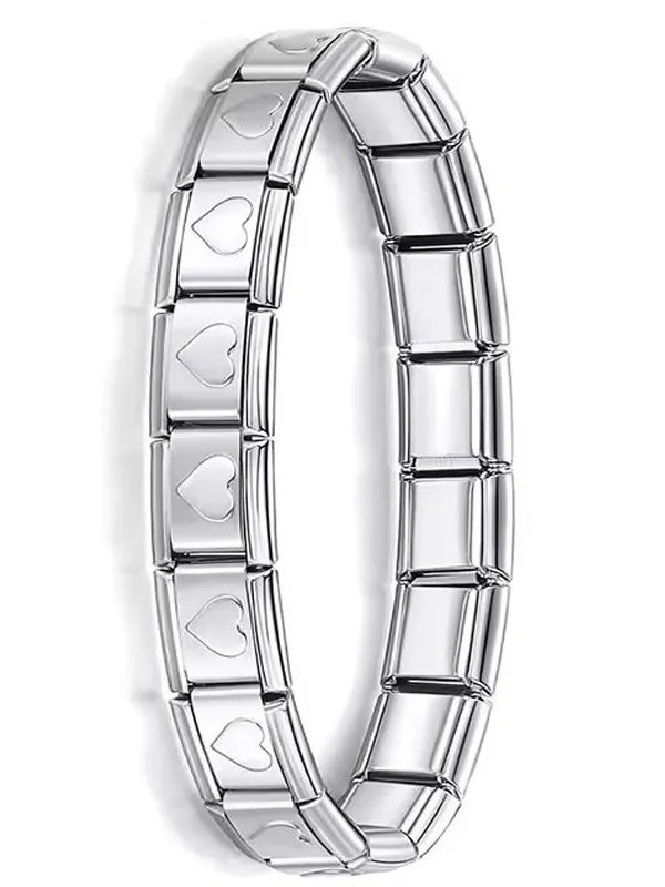 Brazalete de Acero Inoxidable para Mujer 9mm