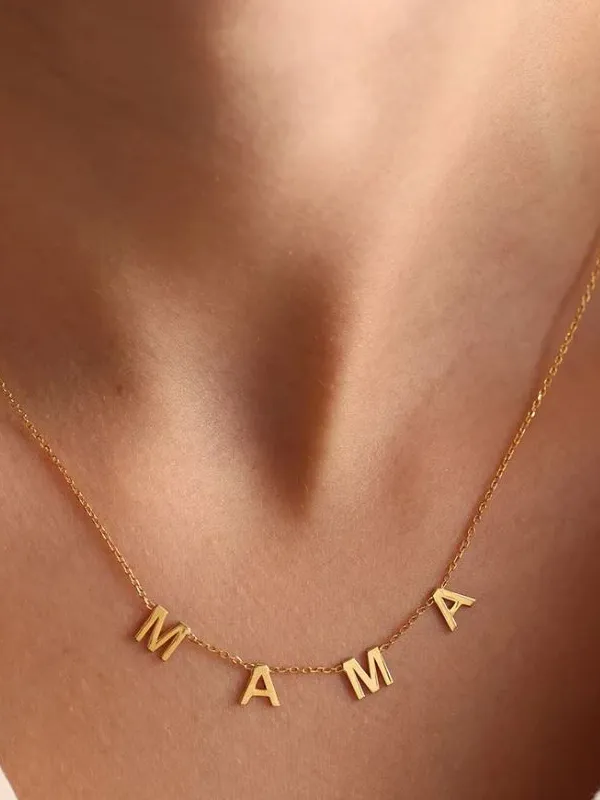 Collar MAMA dorado