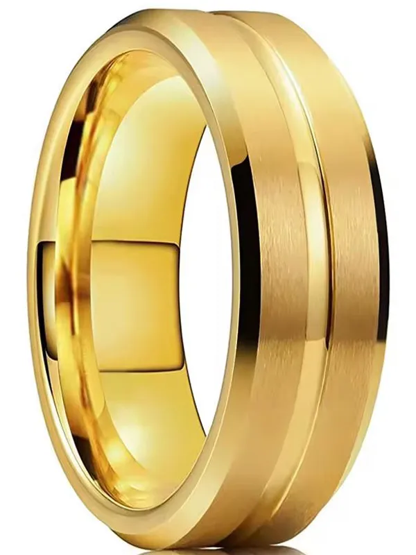 Anillos Dorado para Hombre